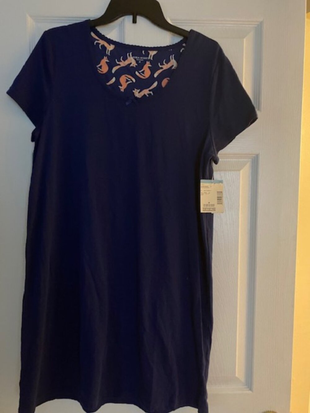 New Ladies Sleepwear Laura Scott Navy Blue Size M  with tags